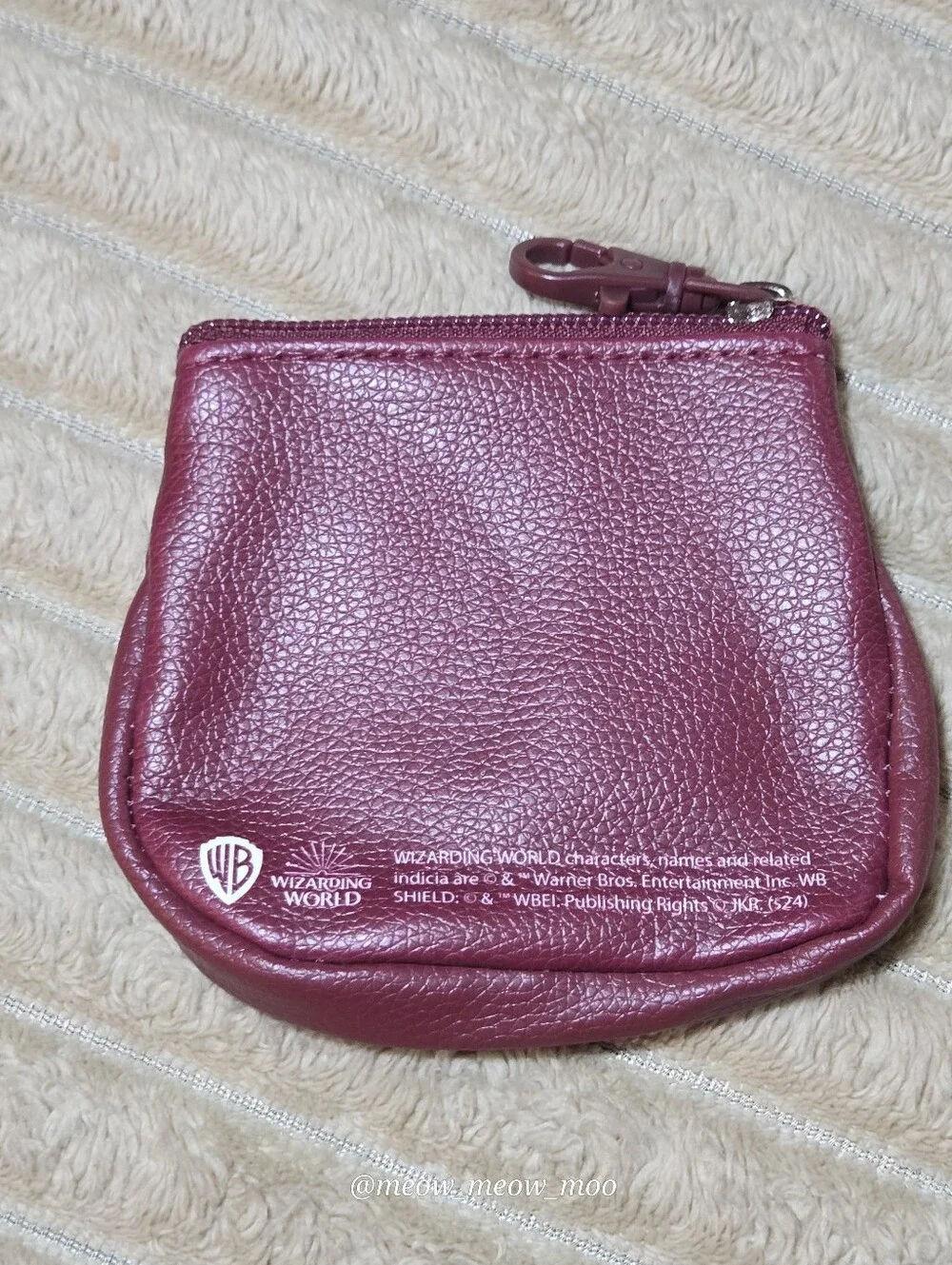 Harry Potter Hogwarts Mini Backpack & Coin Purse Maroon Faux Leather NWT